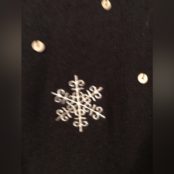 Holiday season zippered sweater vest - size large - Picture 5 of 9